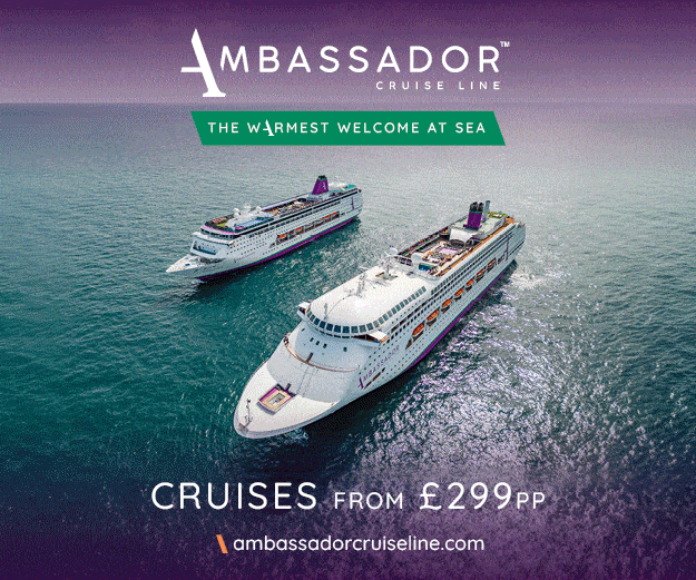 Ambassador Cruise Line Square Ad